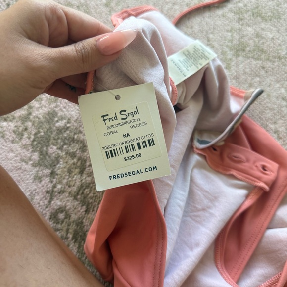 Burberry Vintage Coral One Piece Swimsuit - Picture 4 of 7